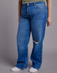 RSQ Womens High Rise Straight Leg Jeans image number 7