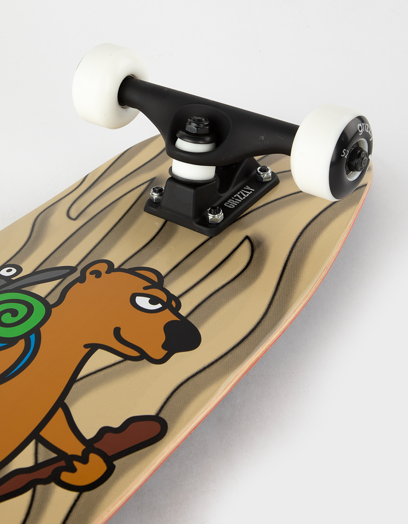 GRIZZLY Hitch Hike 7.75'' Complete Cruiser Skateboard image number 2