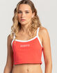 RUSTY Lucy Contrast Womens Baby Tank Top image number 4