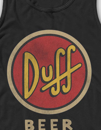 THE SIMPSONS Vintage Duff Logo Unisex Tank Top