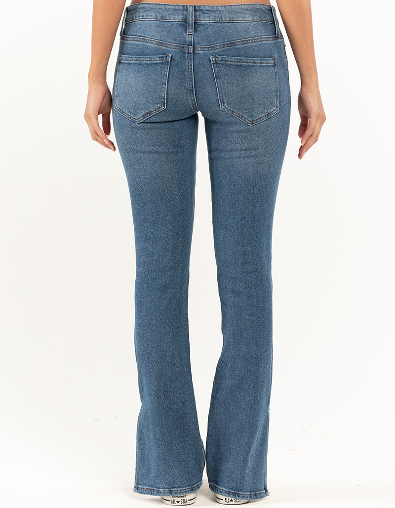 RSQ Womens Side Slit Flare Comfort Jeans image number 3