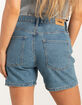 RSQ Womens High Rise Midi Shorts image number 4