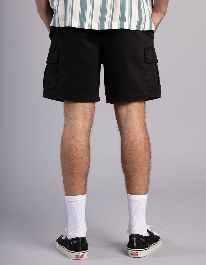 RSQ Mens Cargo Twill Pull On Shorts image number 5