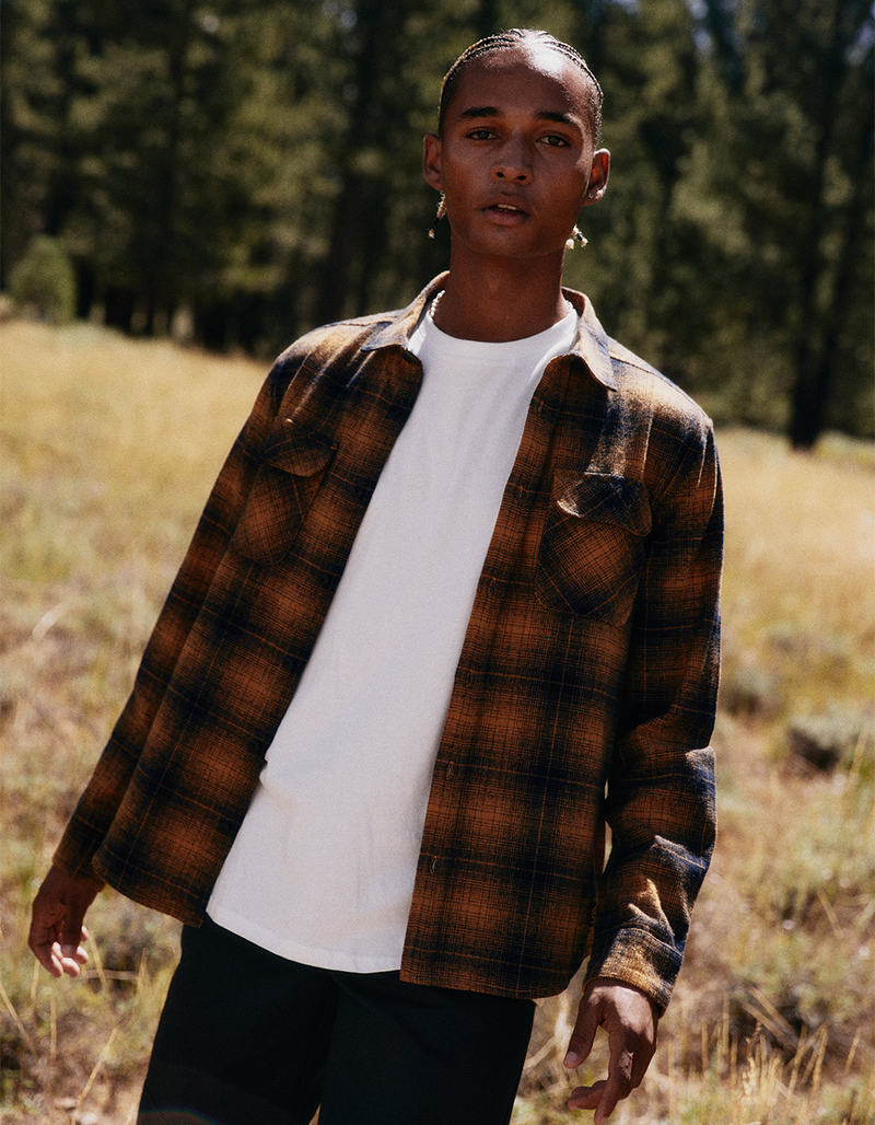 RVCA Recession Collection Dayshift Woven Mens Flannel image number 4