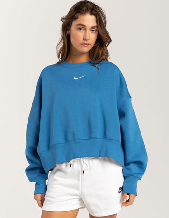 NIKE Sportswear Womens Oversized Crop Crewneck Sweatshirt Primary Image