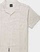 RSQ Mens Stripe Oxford Camp Shirt  image number 2