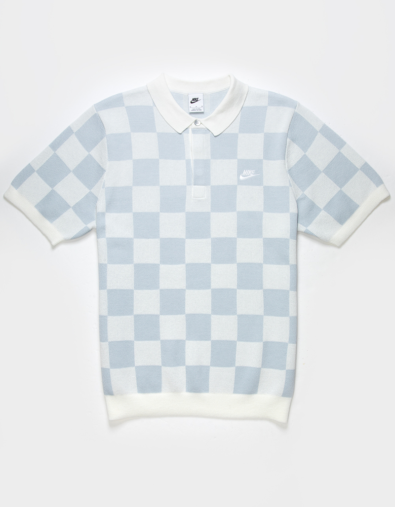 NIKE Sportswear Club Checkers Mens Polo Shirt image number 0