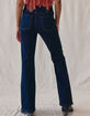 WEST OF MELROSE High Rise Seam Flare Womens Denim Jeans image number 4