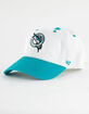 47 BRAND Miami Marlins Cooperstown Double Header Diamond '47 Clean Up Strapback Hat image number 1