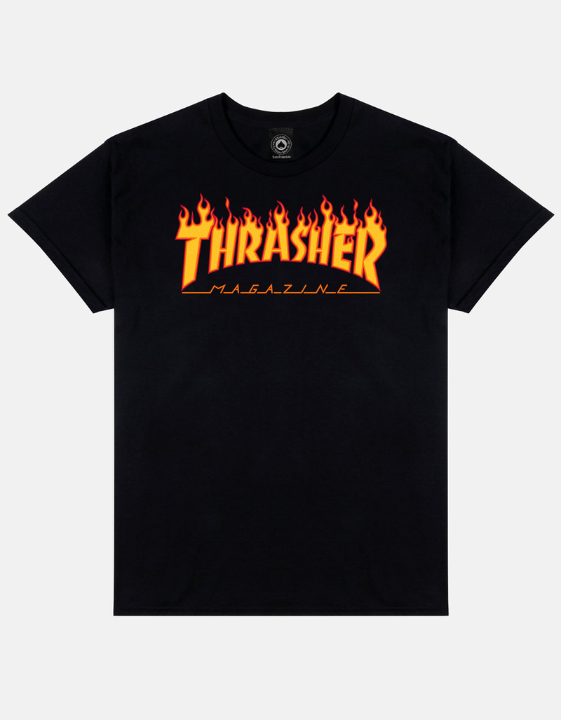 THRASHER Flame Logo Boys Tee image number 0