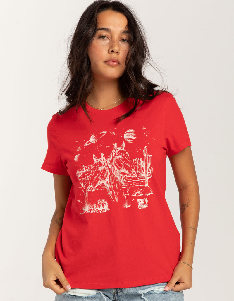 LEVI'S Horse Duo Script Womens Tee image number 0