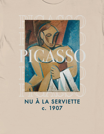 PICASSO Nude With Towel Unisex Tee