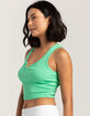 BOZZOLO Split Neck Womens Tank Top image number 3