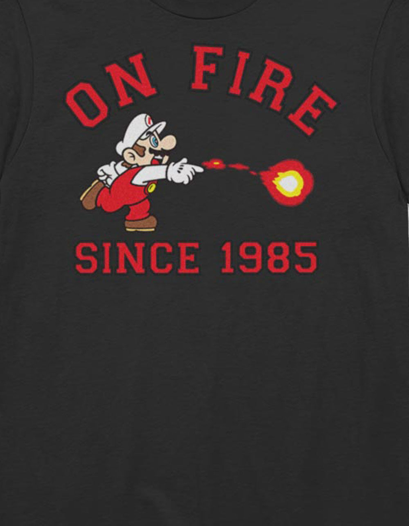 MARIO On Fire Since '85 Unisex Tee image number 1