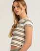 FIVESTAR GENERAL CO. Striped Rib Womens Top image number 3