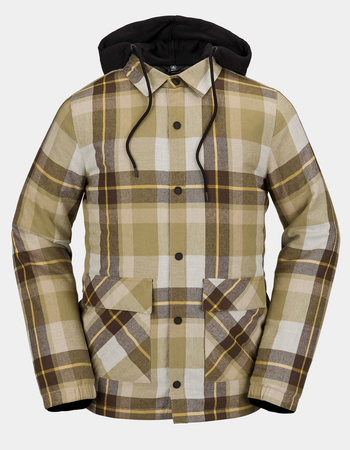 VOLCOM Mens Insulated Riding Flannel