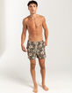 RSQ Mens Folk Circles 5" Swim Shorts image number 4