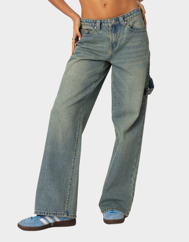 EDIKTED Carpenter Low-Rise Womens Jeans image number 0
