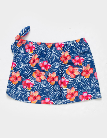 CORAL & REEF Lani Leaves Girls Cover-Up Skirt