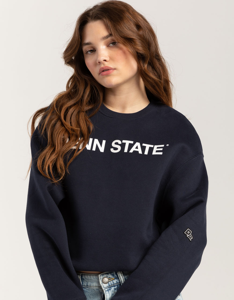 HYPE AND VICE Penn State University Womens Crewneck Sweatshirt image number 1