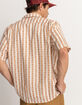 RHYTHM Tile Stripe Mens Button Up Shirt image number 3