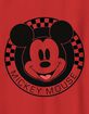 DISNEY Mickey Mouse Checkered Unisex Kids Tee image number 2