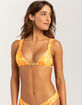 KULANI KINIS Tangerine Dreams Triangle Bikini Top image number 1