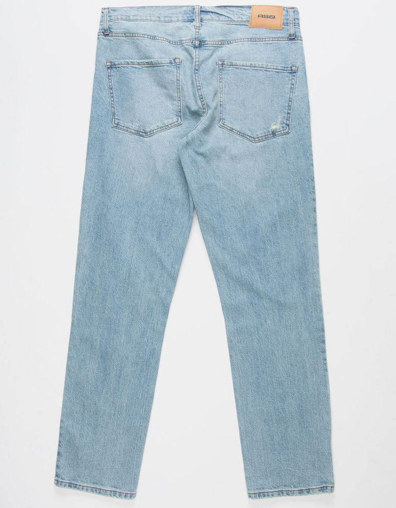 RSQ Mens Relaxed Taper Medium Tint Denim Jeans image number 7