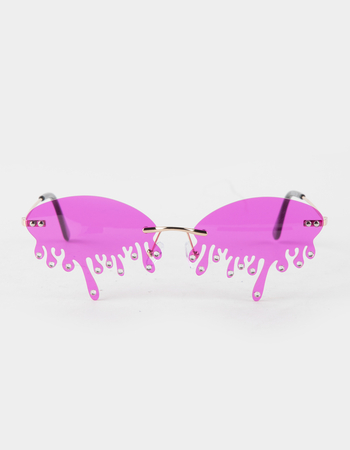 RSQ Sparkle Cloud Drip Sunglasses