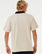 RIP CURL Quality Surf Products Mens Quarter Zip Polo image number 3