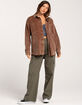 RSQ Womens Washed Raw Edge Corduroy Shacket image number 4