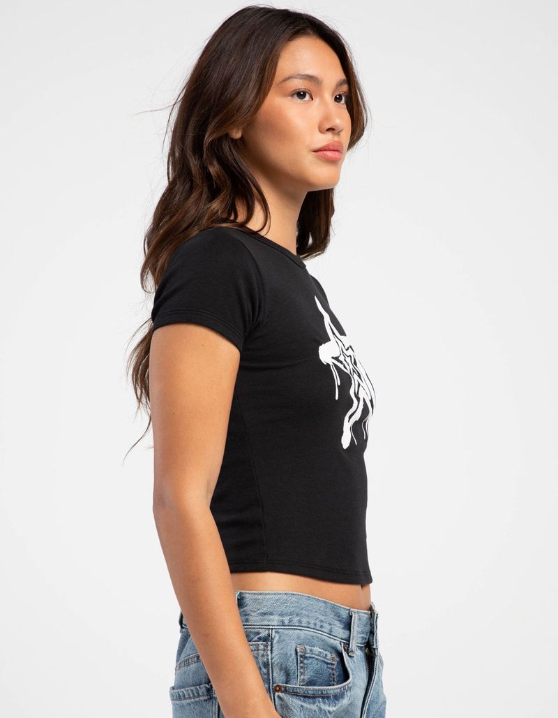 RSQ Womens Drip Star Baby Tee image number 2