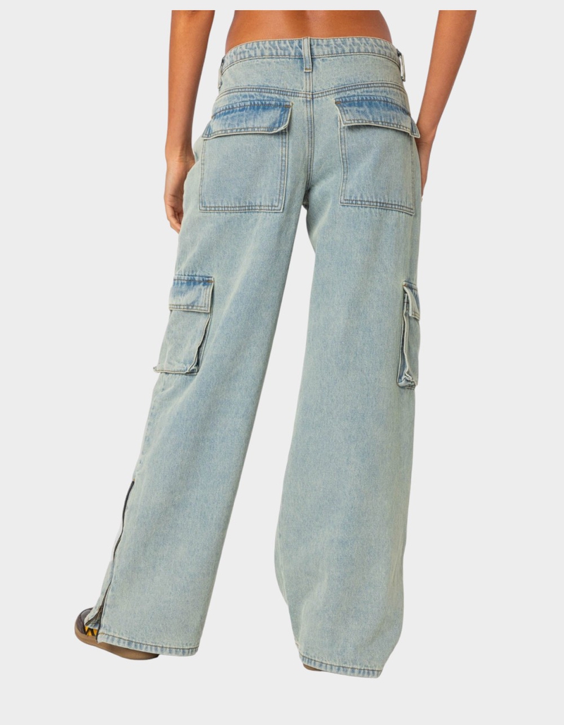 EDIKTED Andi Low Rise Cargo Jeans image number 1