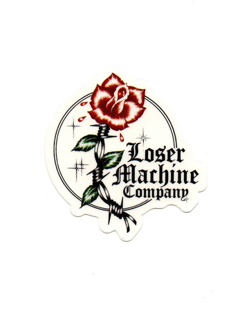 LOSER MACHINE Rose Garden Sticker
