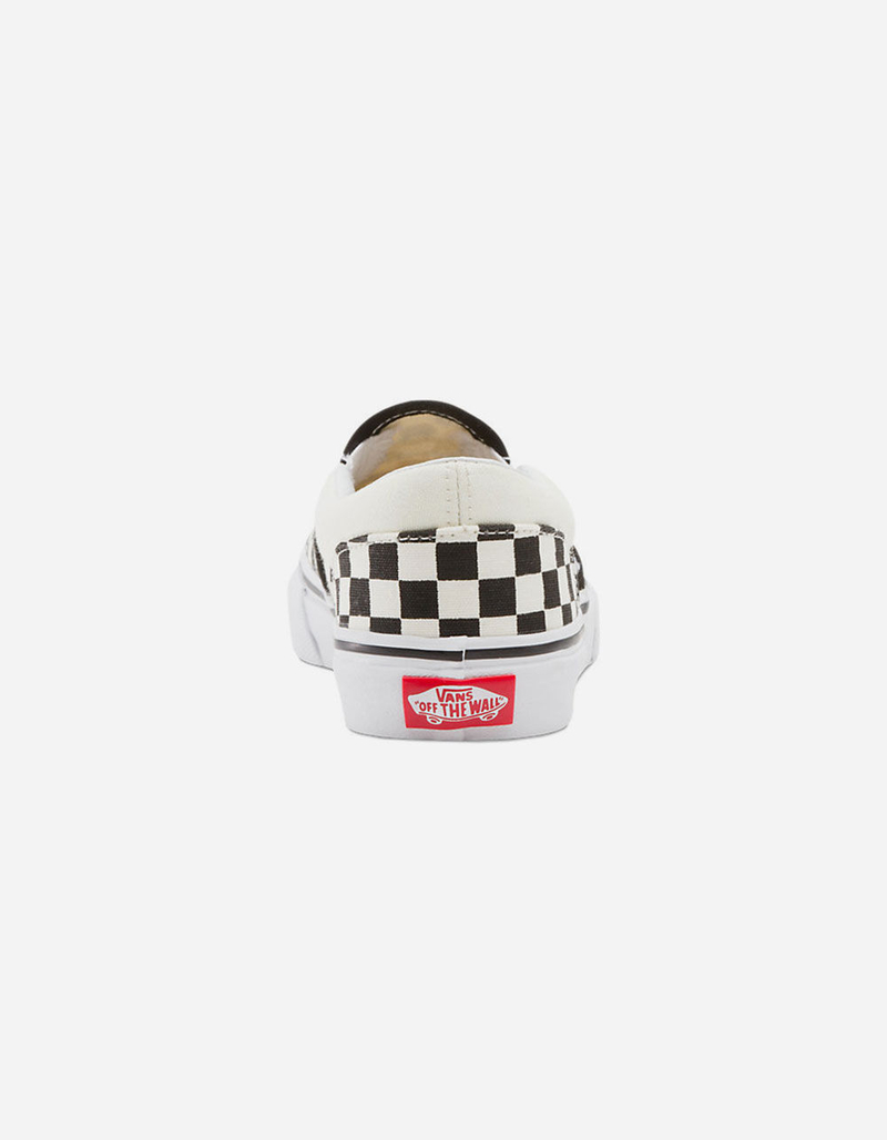 VANS Checkerboard Classic Kids Slip-On Shoes image number 4