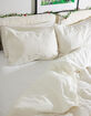Washed Quilted Queen Duvet Set image number 2