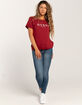 GUESS Eco Cuffed Logo Womens Tee image number 4