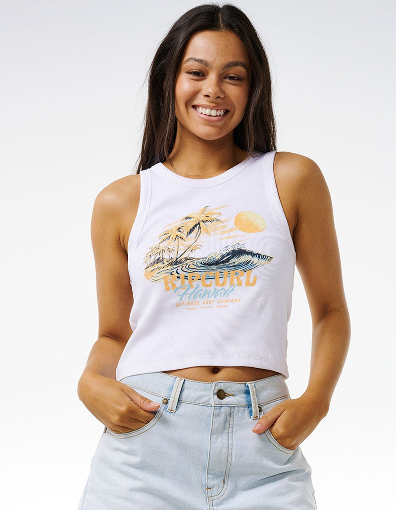 RIP CURL Seabreeze Womens Ribbed Tank Top image number 0