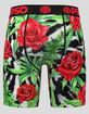 PSD Red Rose Buds Mens Boxer Briefs image number 4