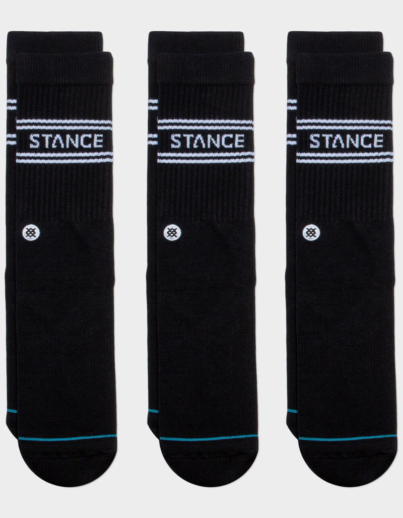 STANCE Basic 3 Pack Mens Crew Socks image number 0