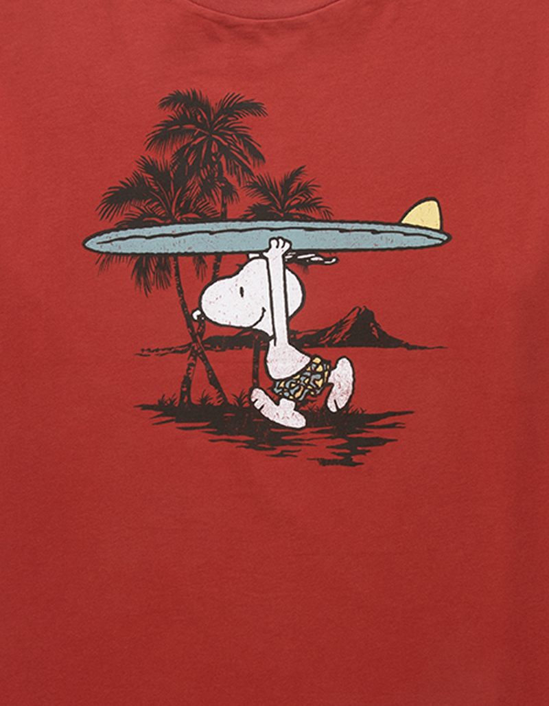 RSQ x Peanuts Surfboard Mens Oversized Tee image number 1