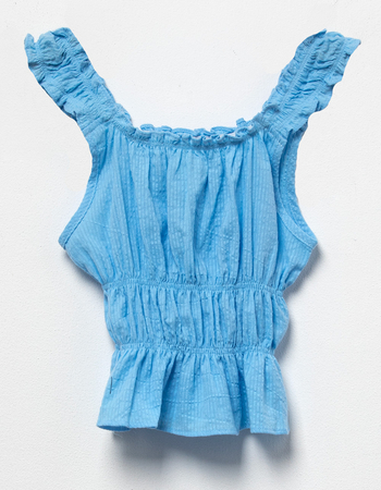 RSQ Girls Solid Texture Woven Top