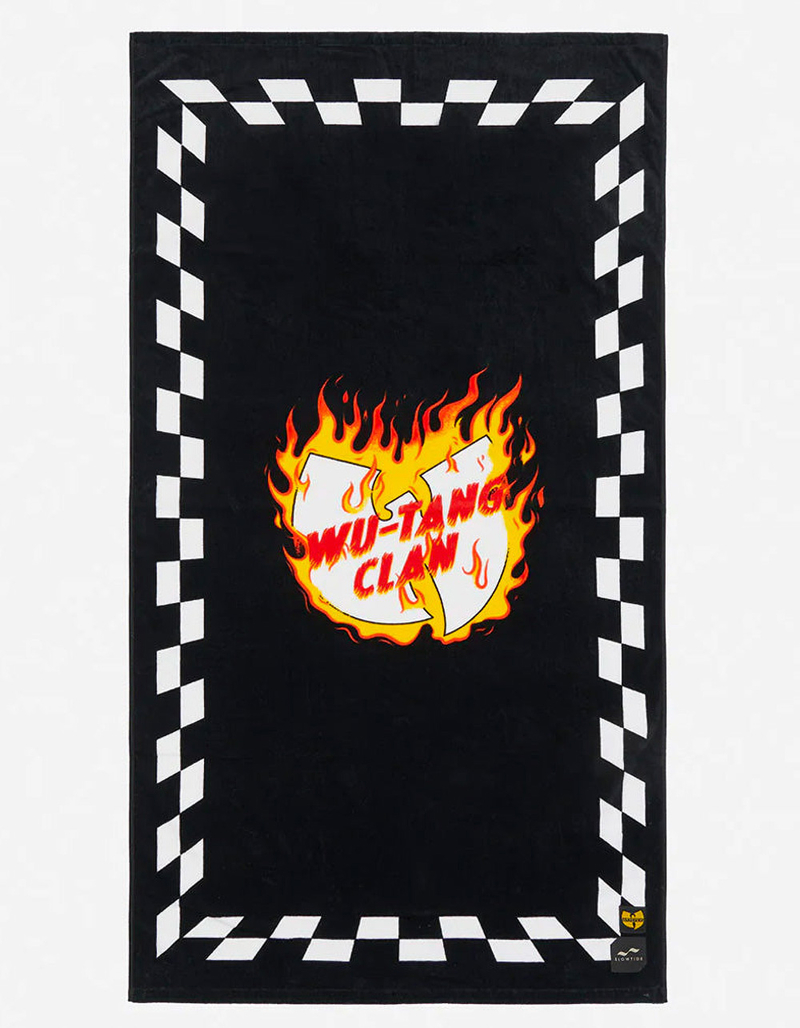 SLOWTIDE x Wu-Tang Clan Blocks On Fire Beach Towel image number 0