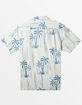QUIKSILVER Waterman Shady Palms Mens Button Up Shirt image number 2