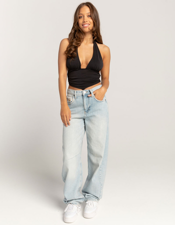 BDG Urban Outfitters Ari Womens Cropped Halter Top Alternative Image