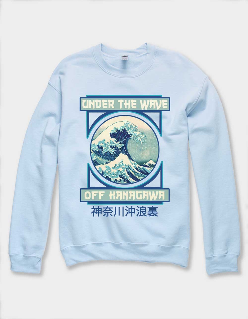 HOKUSAI Under The Wave Unisex Crewneck Sweatshirt image number 0