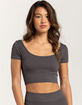 TILLYS Seamless Double Scoop Womens Top image number 1