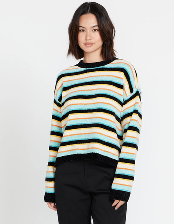 VOLCOM Bubble Tease Womens Stripe Sweater
