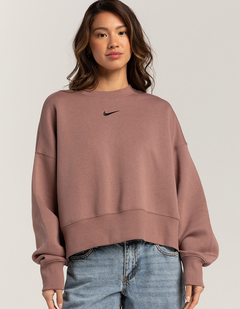 NIKE Sportswear Womens Oversized Crop Crewneck Sweatshirt Primary Image