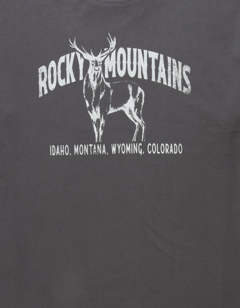 RSQ Mens Oversized Rocky Mountain Tee image number 1